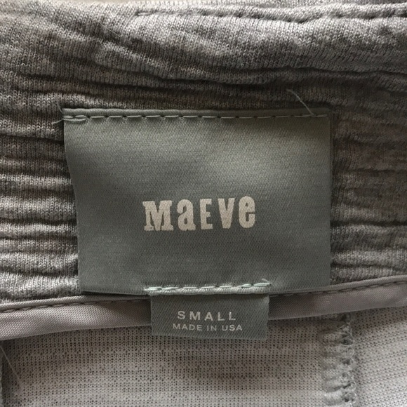 {ANTHRO}MAEVE GRAY TEXTURED SKATE SKIRT - Picture 3 of 6